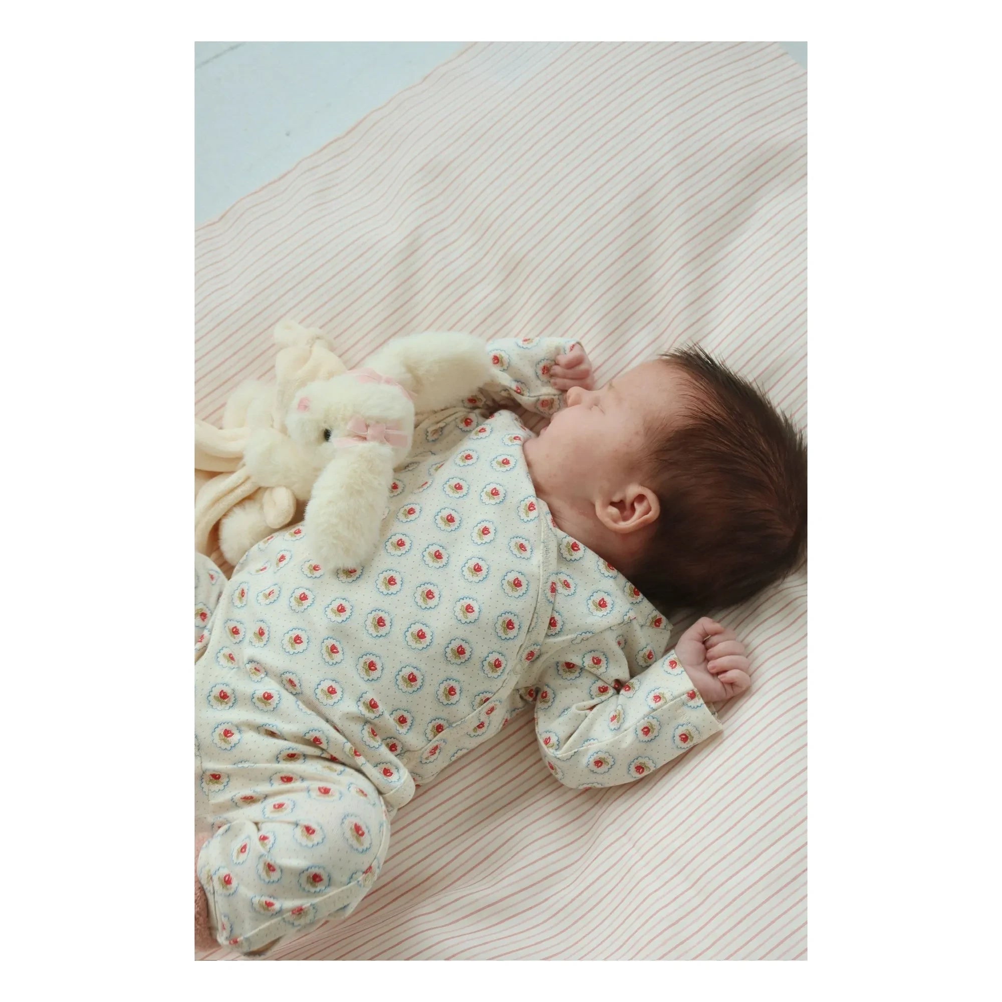 Konges Sløjd - Geometric Organic Cotton Romper | Ecru
