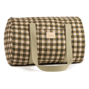Nobodinoz - Hyde Park Checkered Weekend Bag | Green
