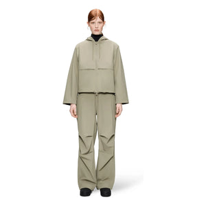 Rains - Suva Hardshell Short Drawstring Jacket W3 | Beige