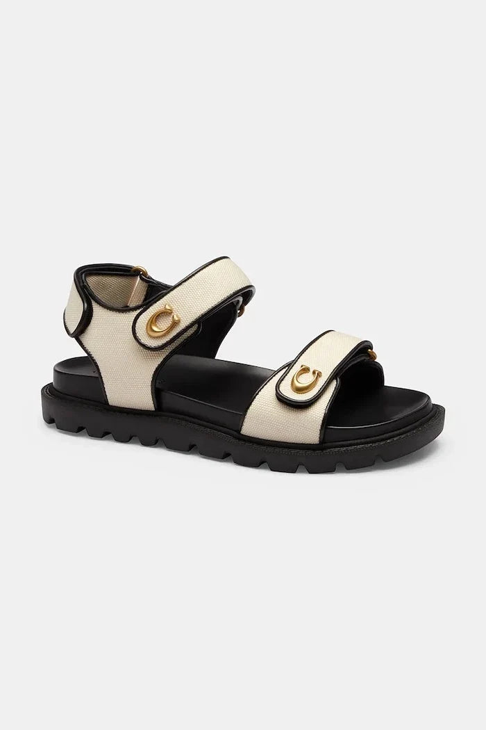 Coach Brynn Canvas Sandal Kadın Sandali
