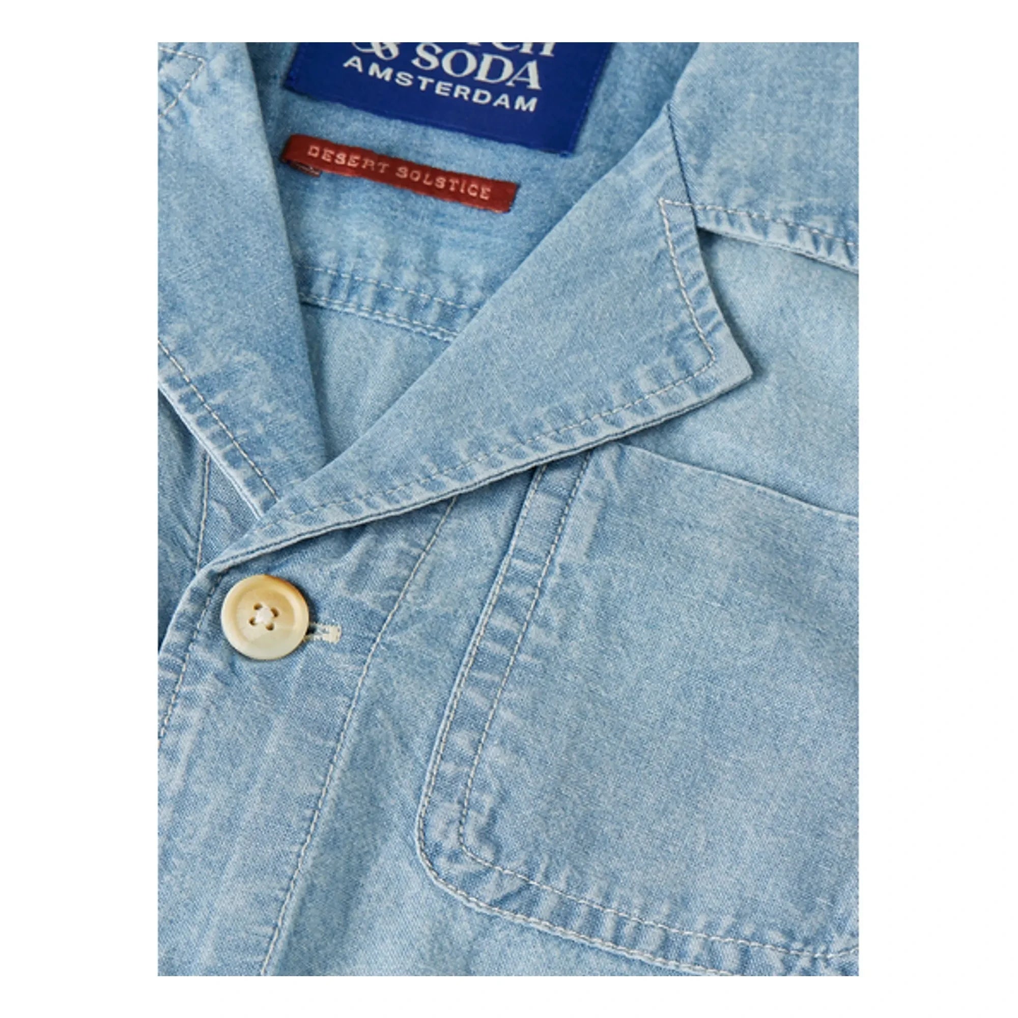 Scotch & Soda - Chambray Romper | Light Blue