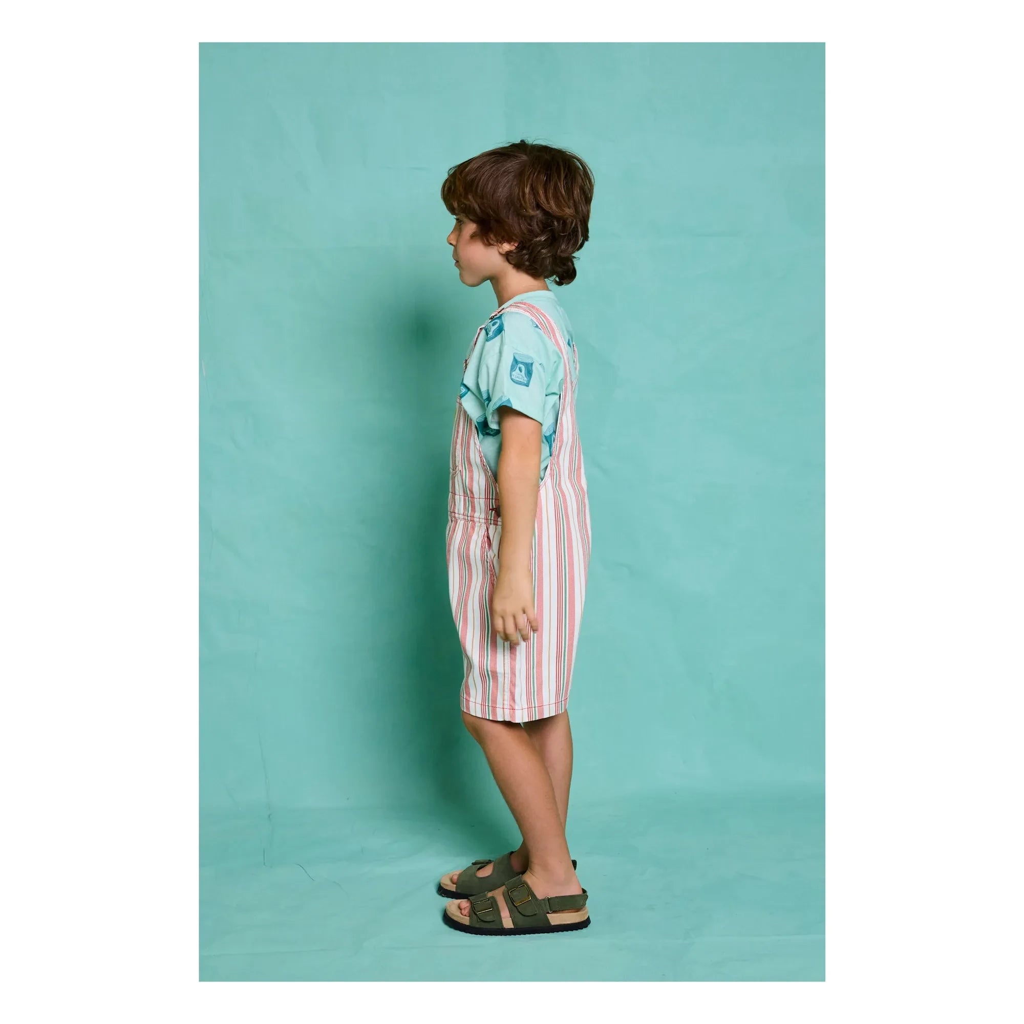 Favorite People - Lasagna Striped Short Jumpsuit | Pink