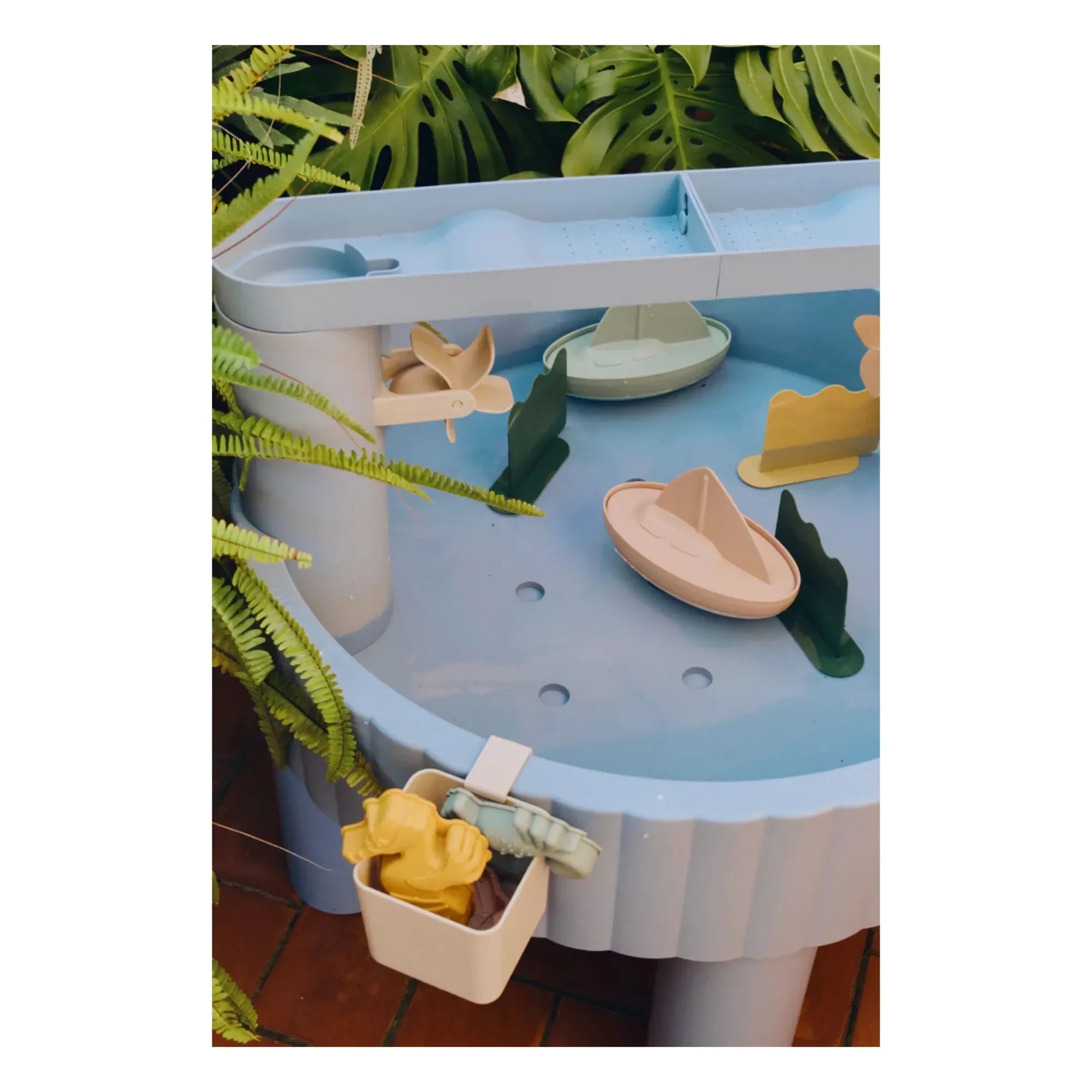 Liewood - Sepp activity table | Beach blue/multi-color mix