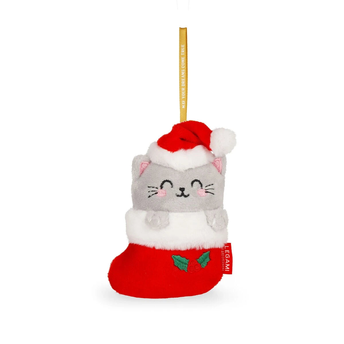 Legami - Plush Toy Christmas Decoration - Kitty - Oh-Oh-Ohrnaments