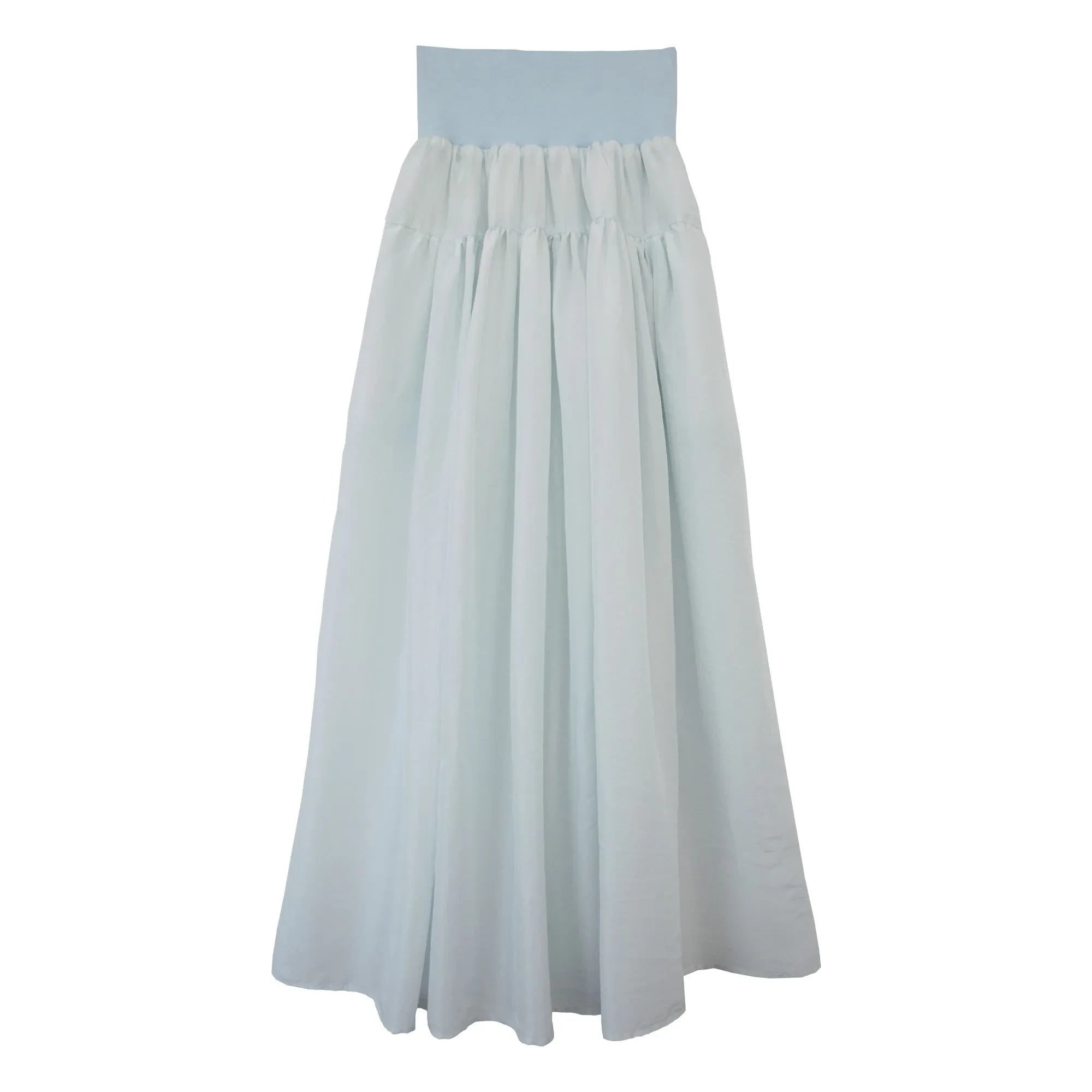 THEAVANT - Charlotte silk skirt | Light Blue