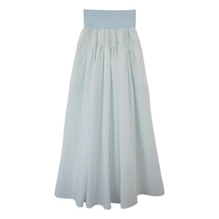 THEAVANT - Charlotte silk skirt | Light Blue