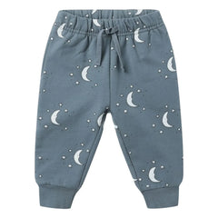 Quincy Mae - Lunes Organic Cotton Jogger | Gray Blue