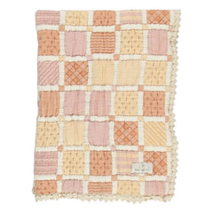 Bebe Organic - Mai Organic Cotton Patchwork Blanket | Yellow