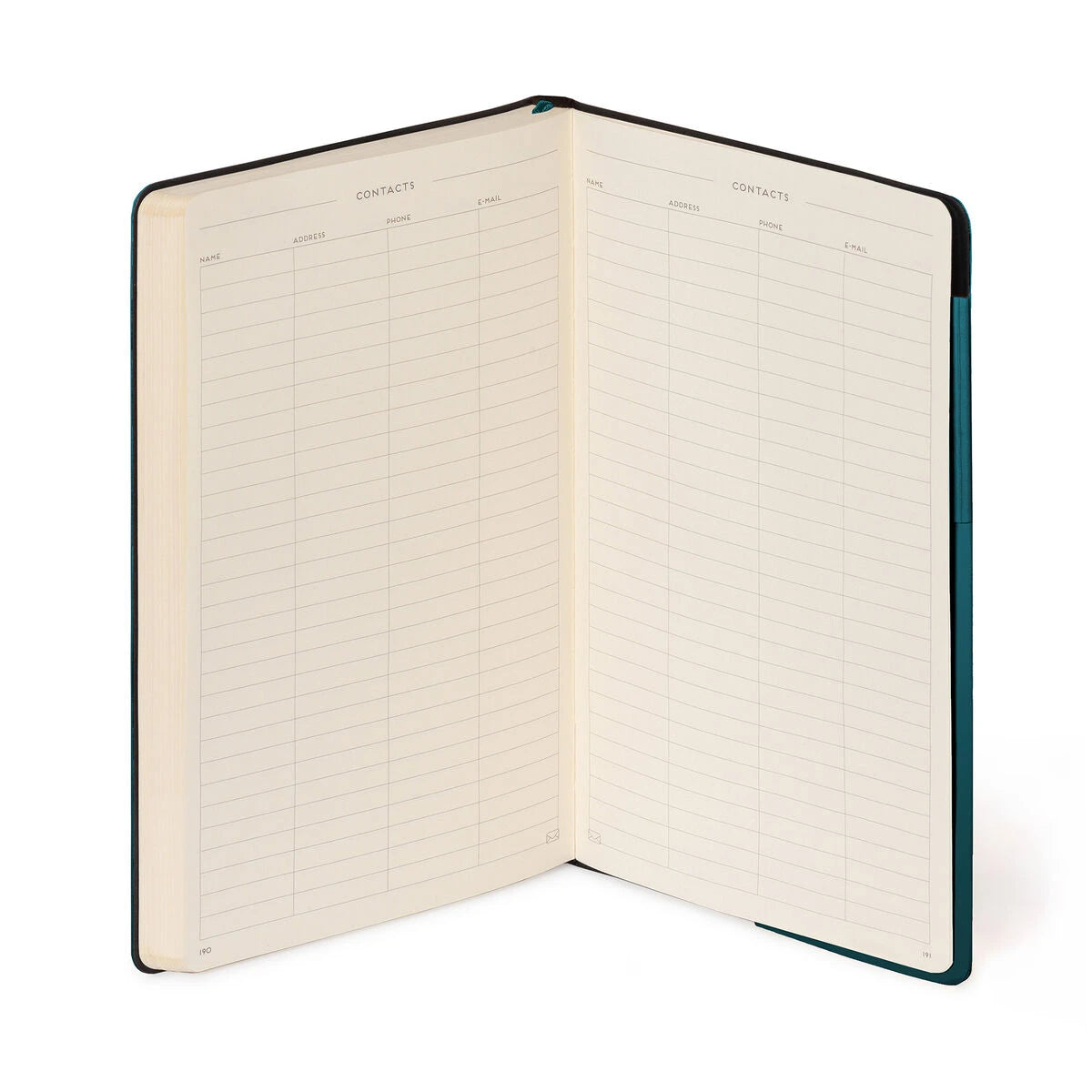 Legami - Notebook with Blank Pages and Monochrome Soft Cover - Deep Teal - My Notebook