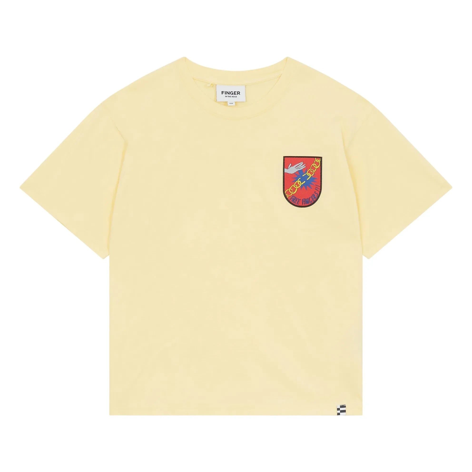 Finger in the Nose - King T-shirt Organic Cotton | Lemon Yellow