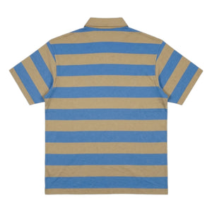 Smallable Man - Fjord Striped Pima Cotton Polo | Royal Blue