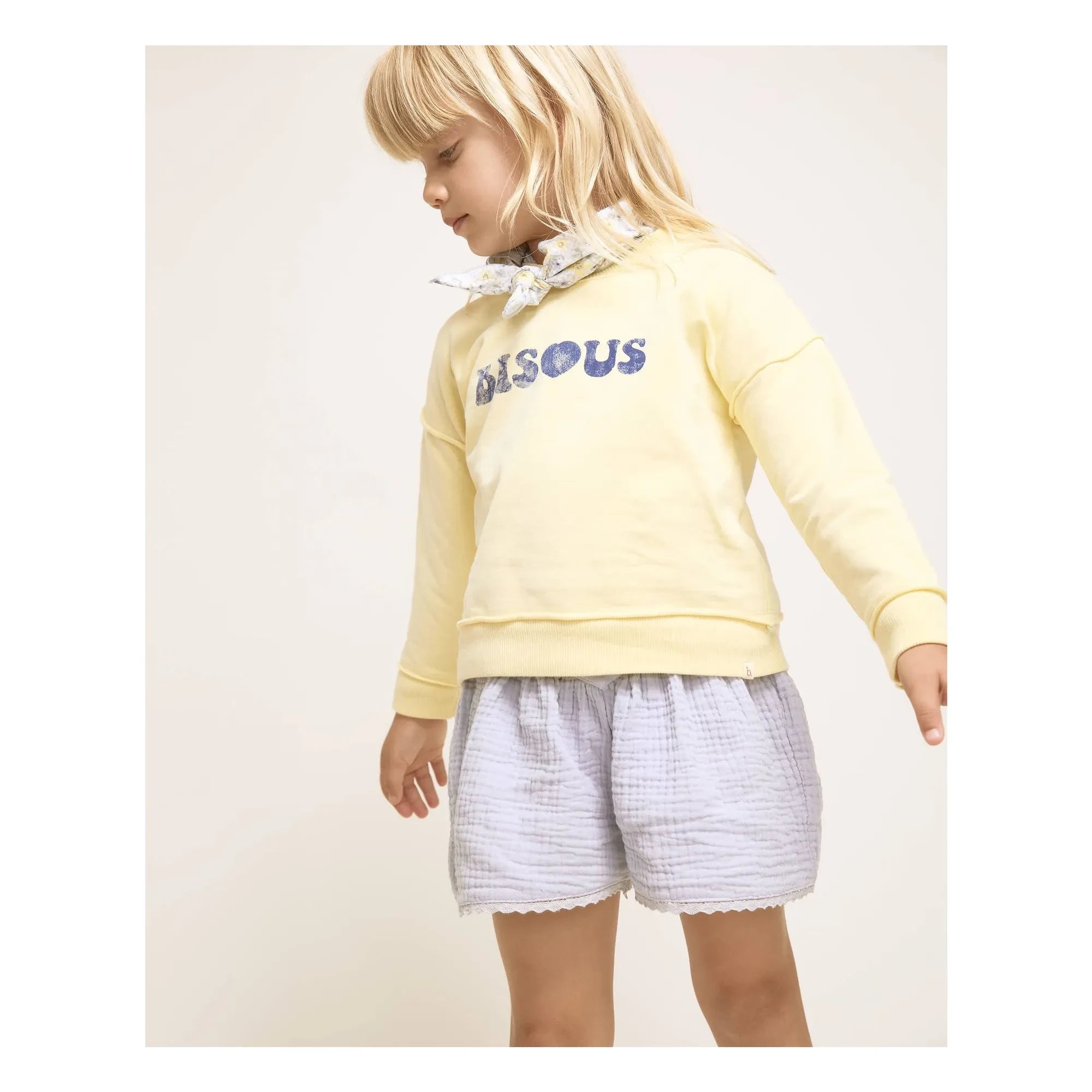 Búho - Bisous Sweat Organic Cotton | Yellow