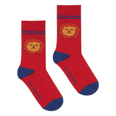The Campamento - Lion socks | Red
