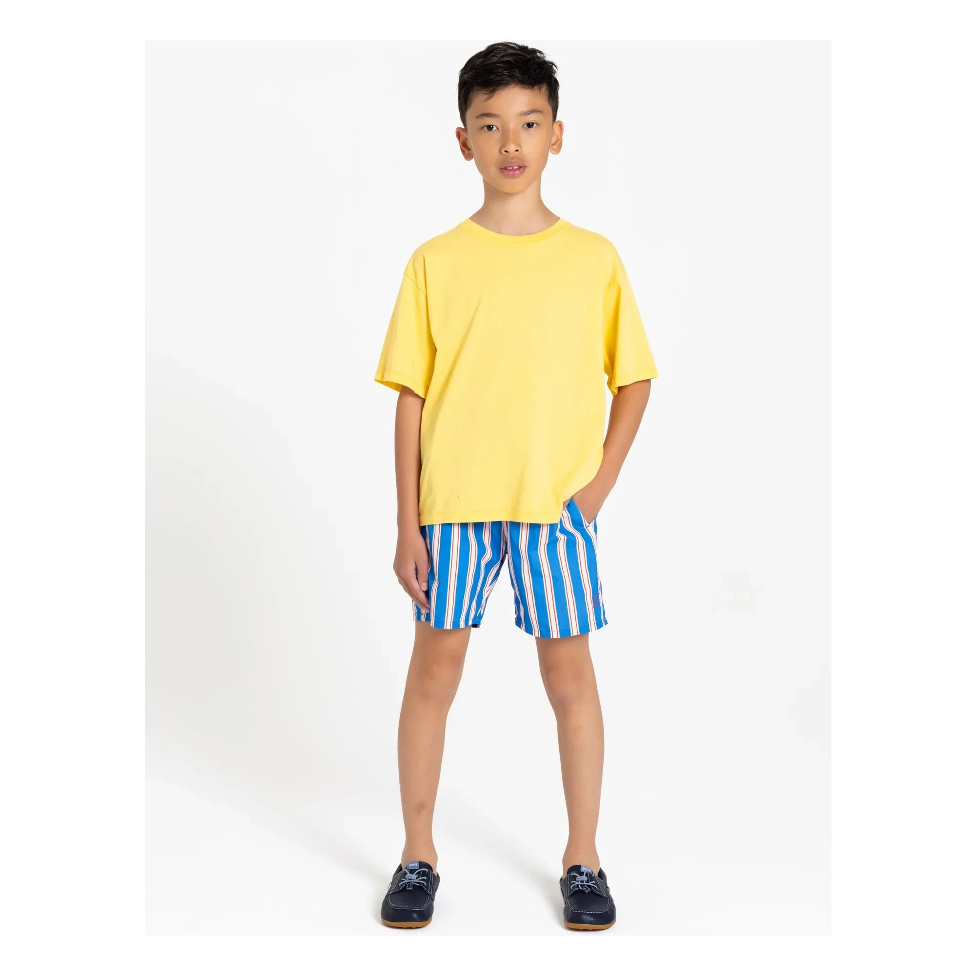 Smallable Kid - Nils Organic Cotton T-shirt | Fluorescent Yellow