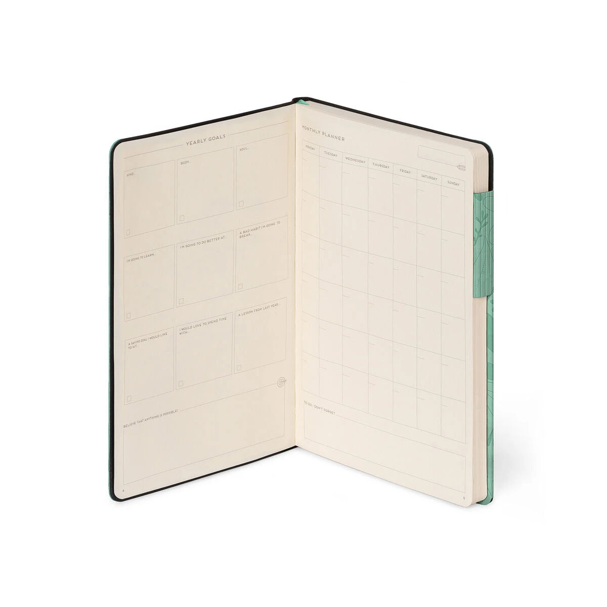 Legami - Lined Defter ile Monochrome Yumuşak Kılıf - Botanic Garden - My Defter