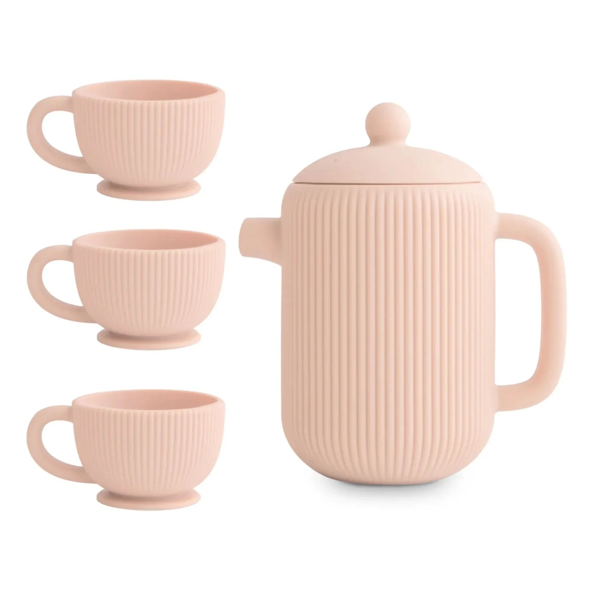 Mushie - Silicone Tea Set | Powder Pink