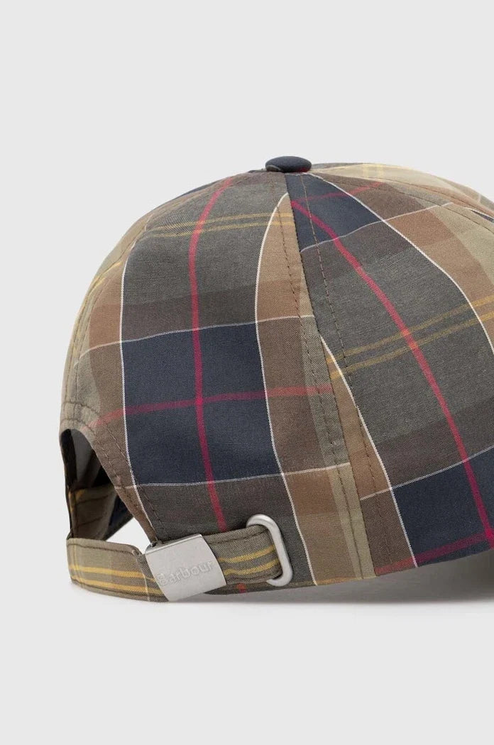 Barbour Tartan Sports Cap Pamuklu Vizörlü Şapka