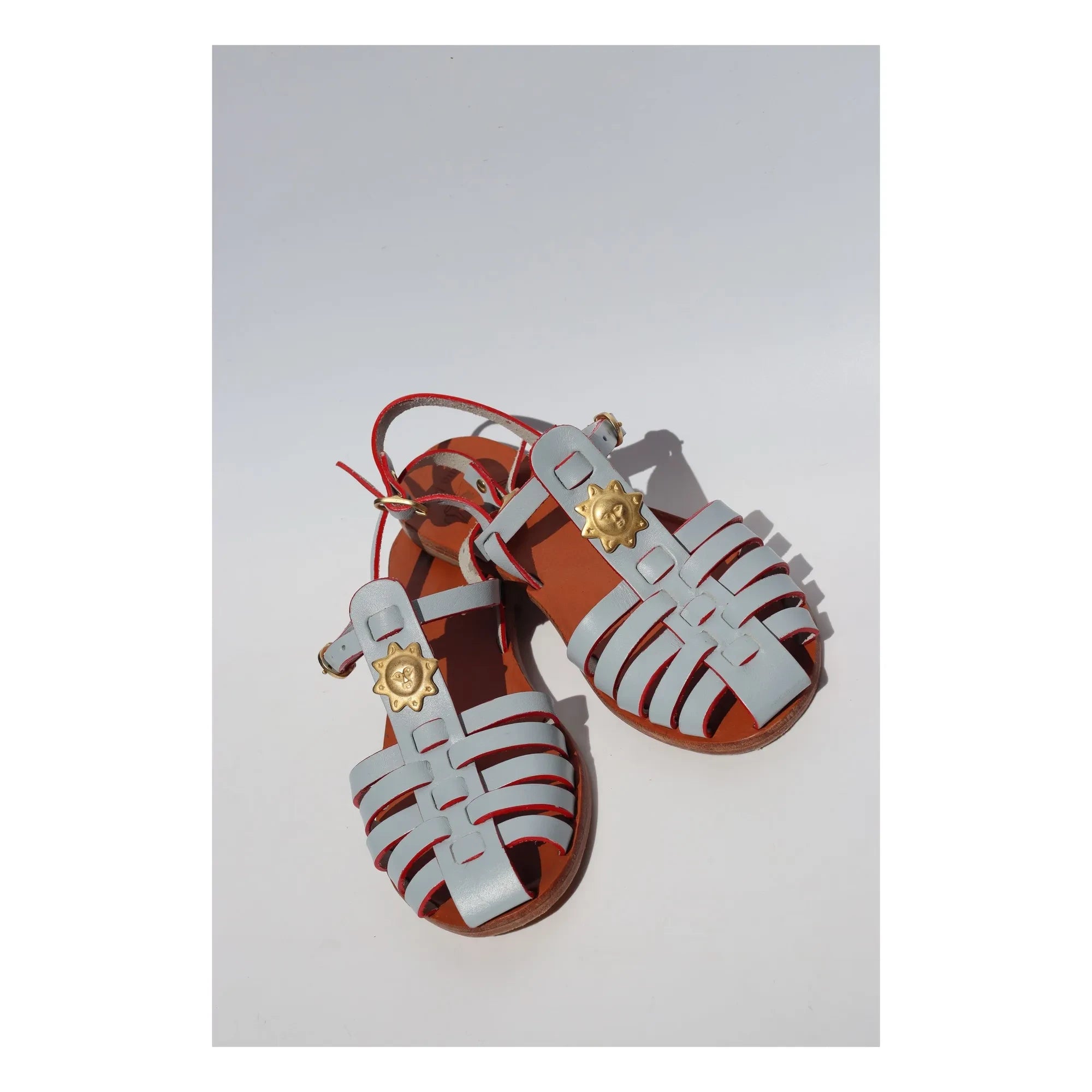 Mama Praïa - Fisherman Gloria Sun Sandals | Light Blue