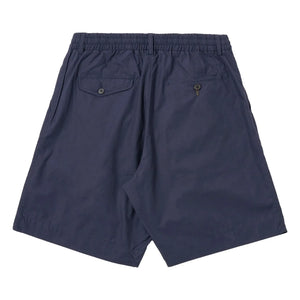 Universal Works - Short Plissé Poplin | Navy Blue