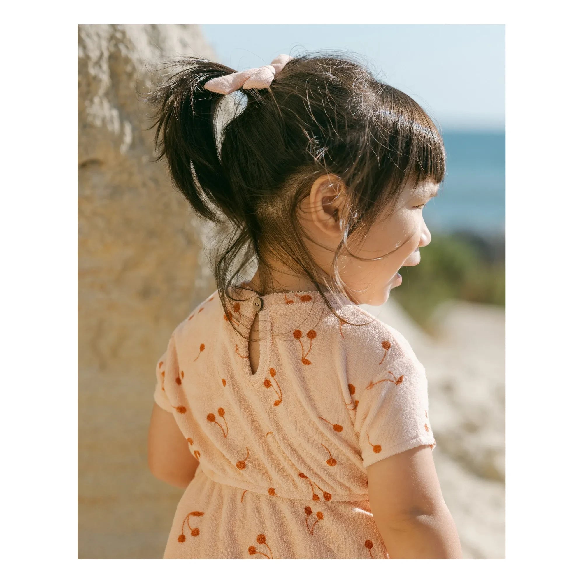 Quincy Mae - Terry Fabric Dress | Light Pink
