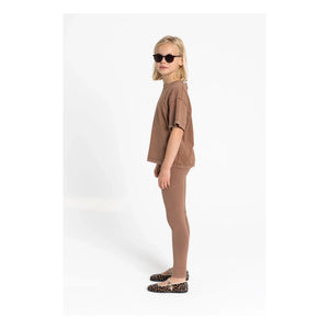 Smallable Kid - Liv Organic Cotton T-shirt | Brown