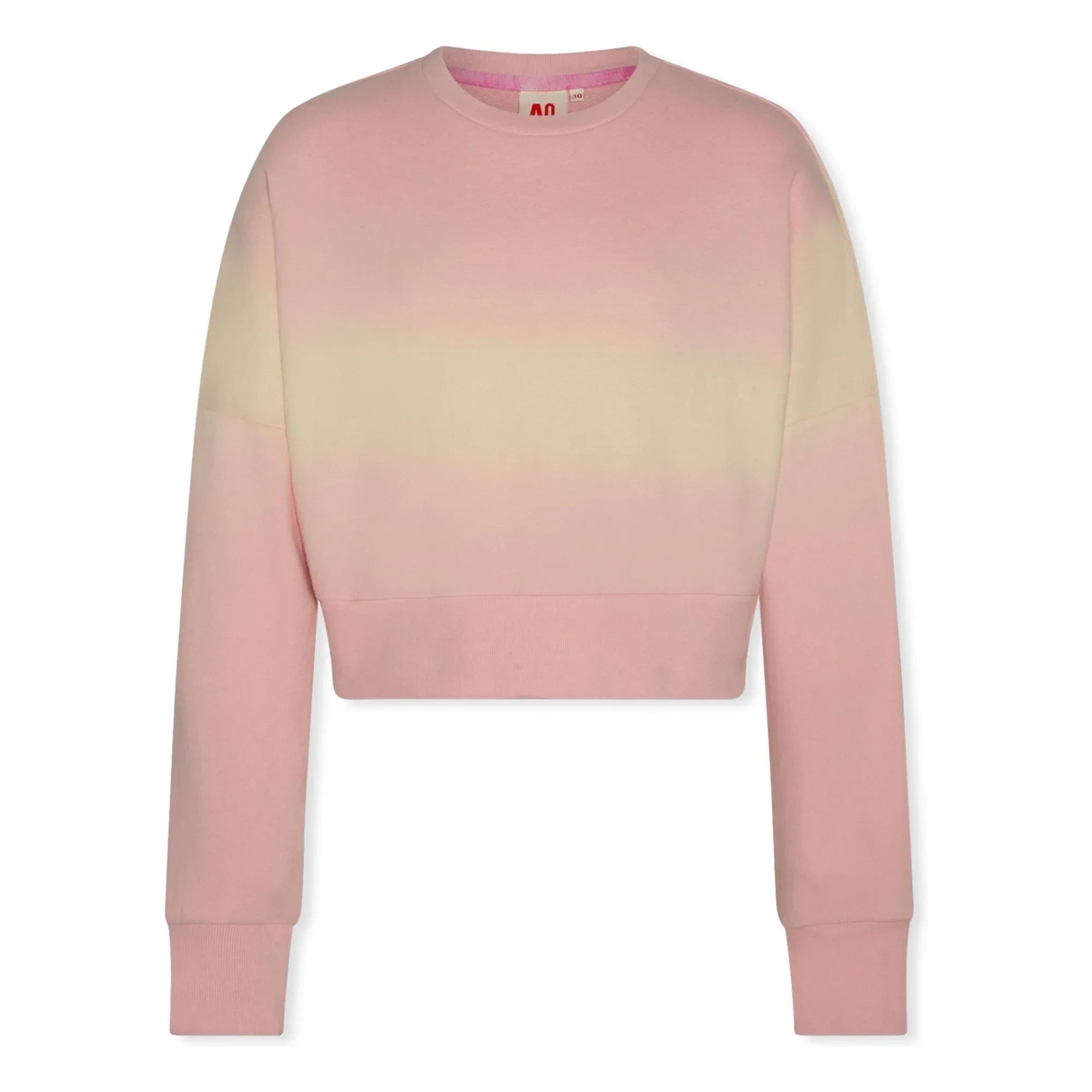 AO76 - Abby Dip Dye Recycled Cotton Sweatshirt | Light Pink