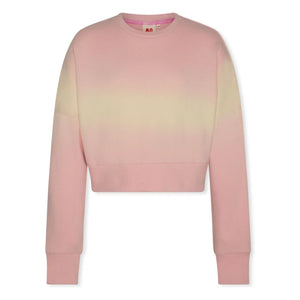 AO76 - Abby Dip Dye Recycled Cotton Sweatshirt | Light Pink