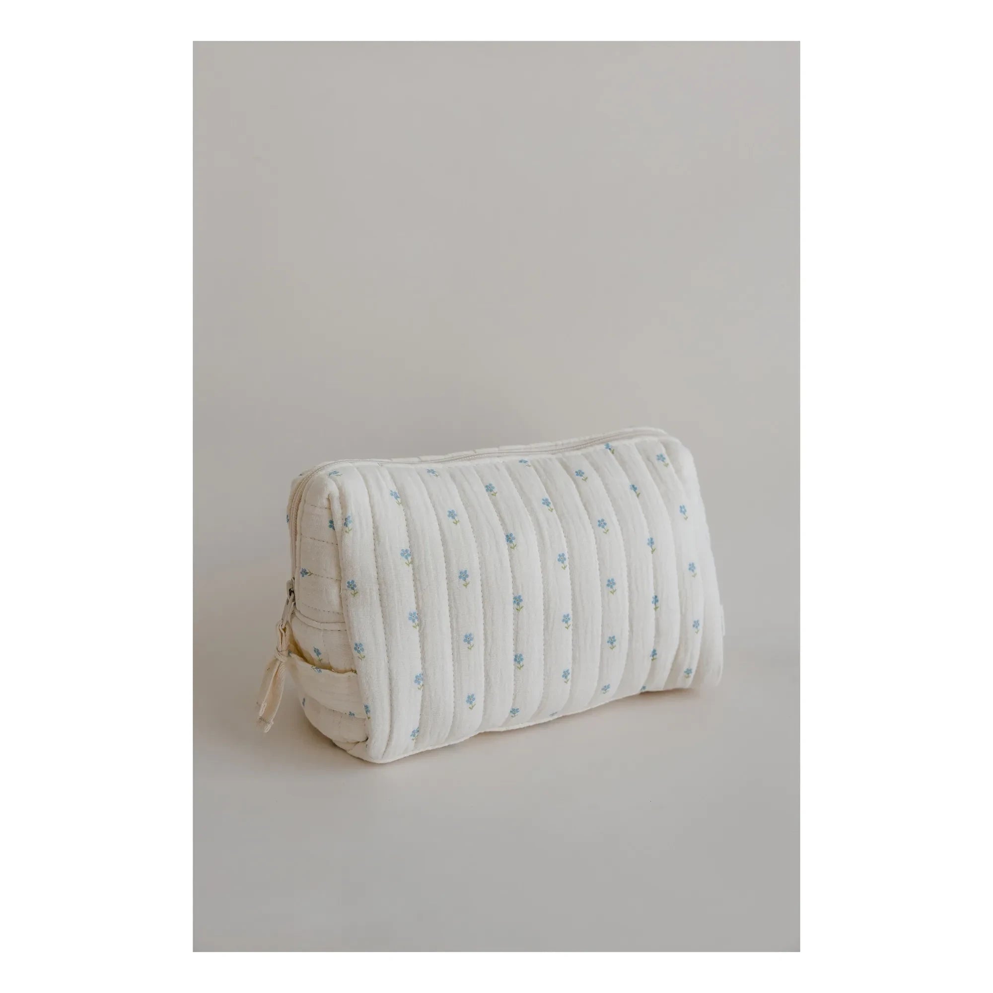 Soft Spot - Periwinkle Organic Cotton Cosmetic Bag | Blue