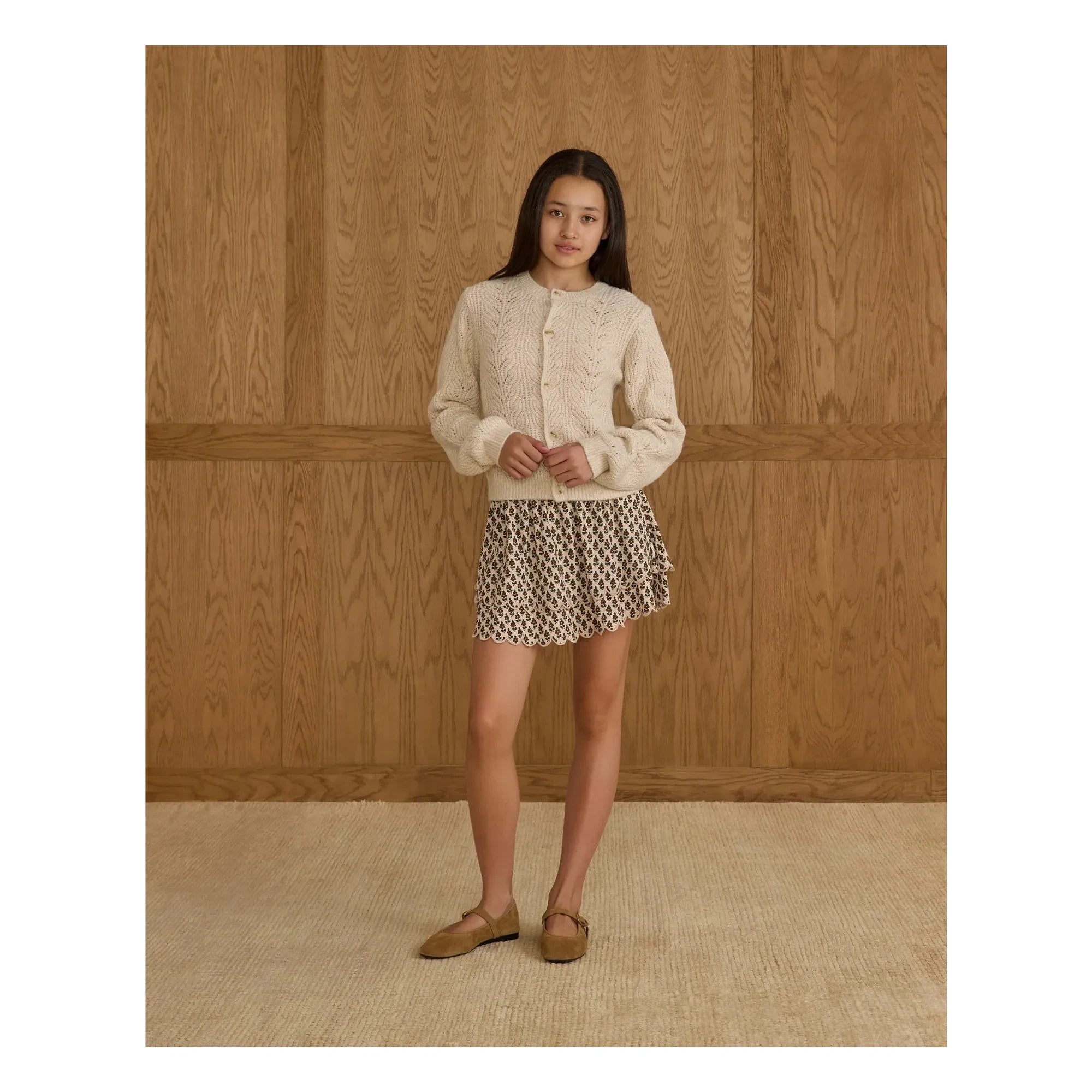 Rylee + Cru - Pink Skirt | Ecru