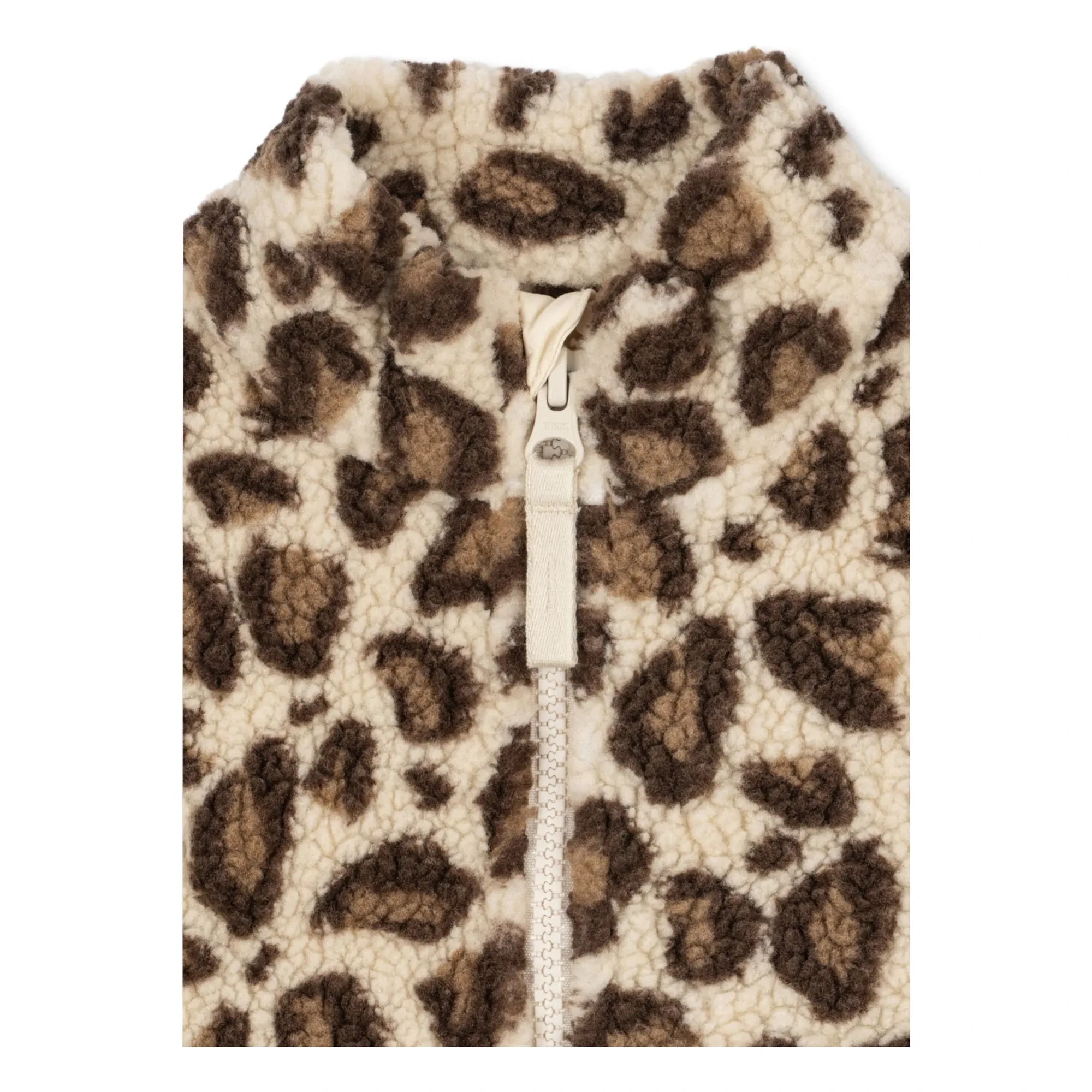 Konges Sløjd - Recycled Fiber Jody Leopard Sherpa Jacket | Beige