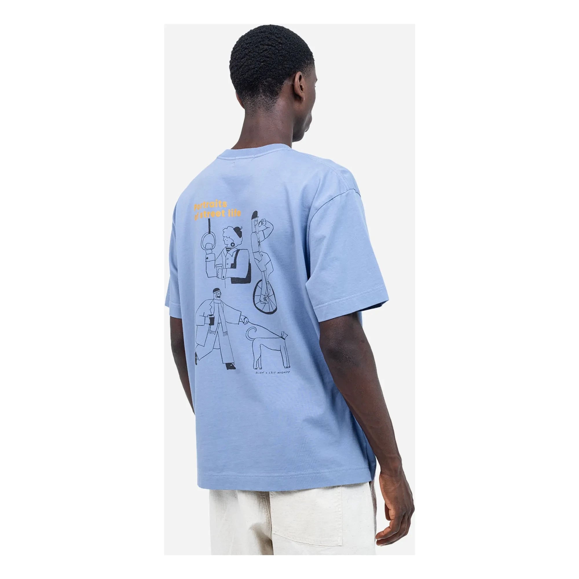 Olow - People T-shirt | Azure Blue