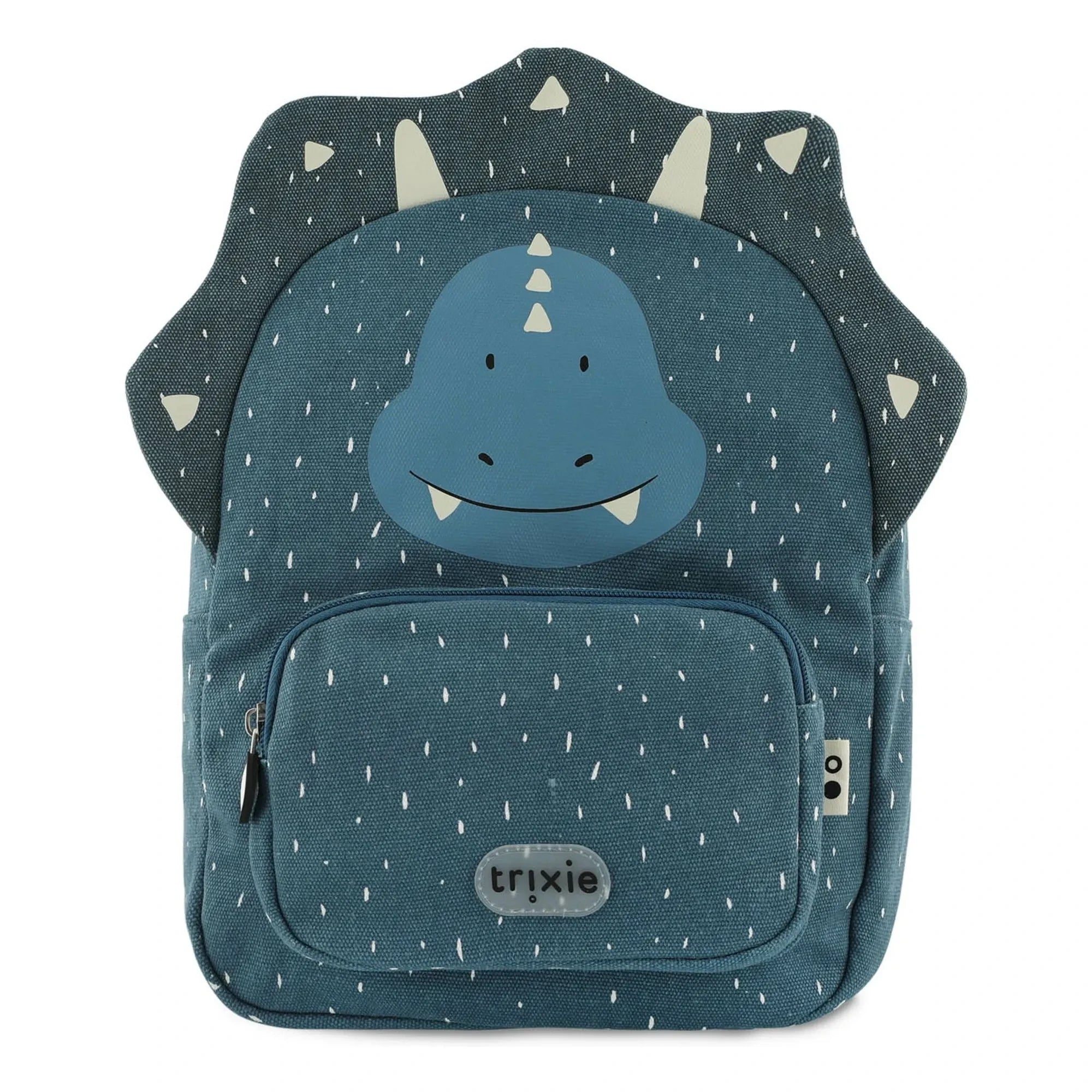 Trixie - Mr. Triceratops Backpack | Gray Blue