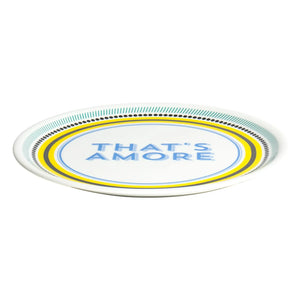 Bitossi - That's Amore plate | White