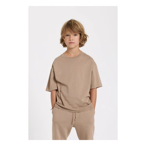 Smallable Kid - Nils Organic cotton t-shirt | Earth brown