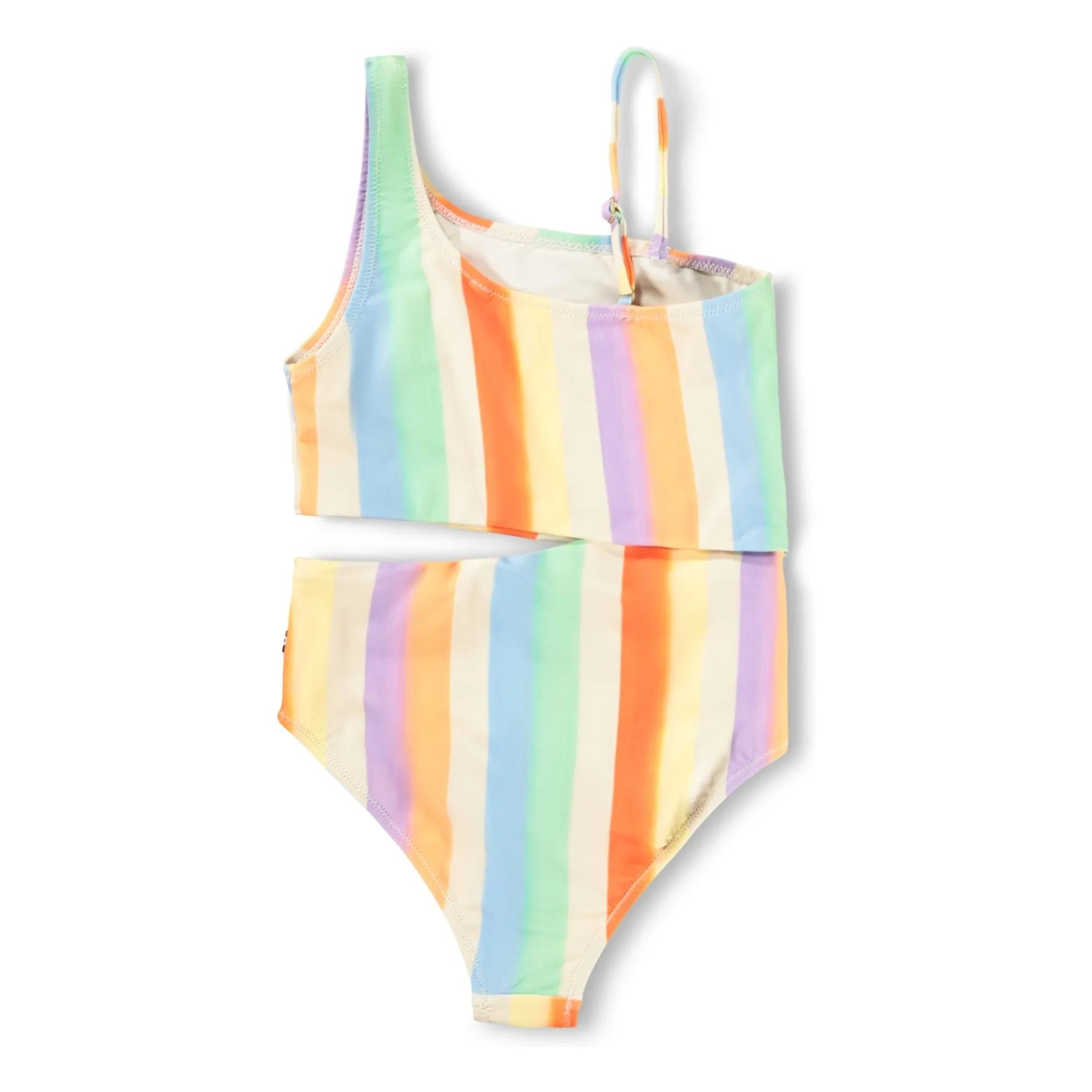 Molo - Naan Asymmetric Swimsuit Made from Recycled Fibers | Orange
