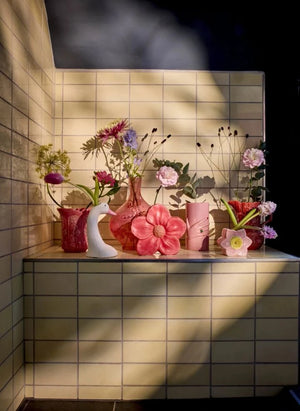 Rice - "Fleur" Ceramic Vase | Powder Pink