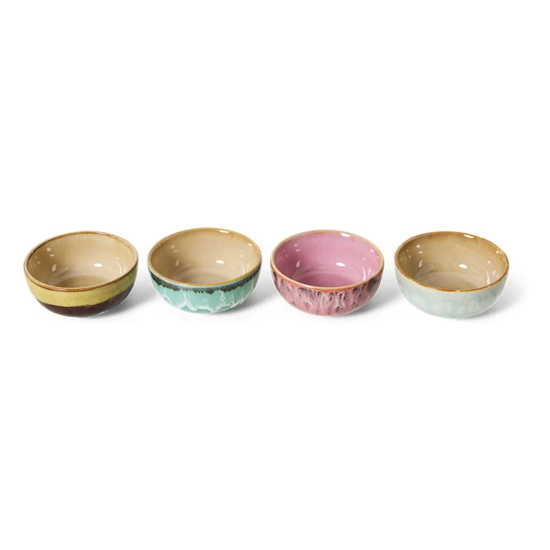 HKliving - 4-Piece Stoneware Bowl Set