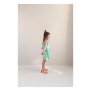 Jenest - Organic Cotton Floral Print Summer Shorts | Turquoise