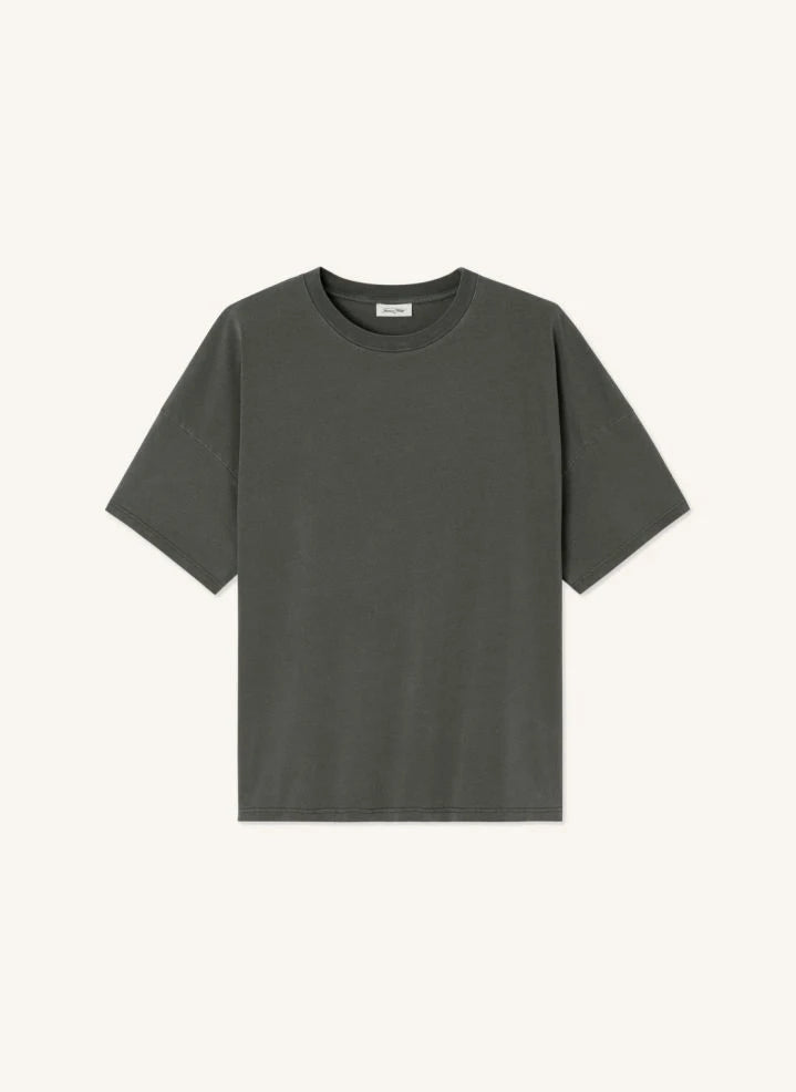 American Vintage - Fizvalley Cotton T-Shirt | Dark green