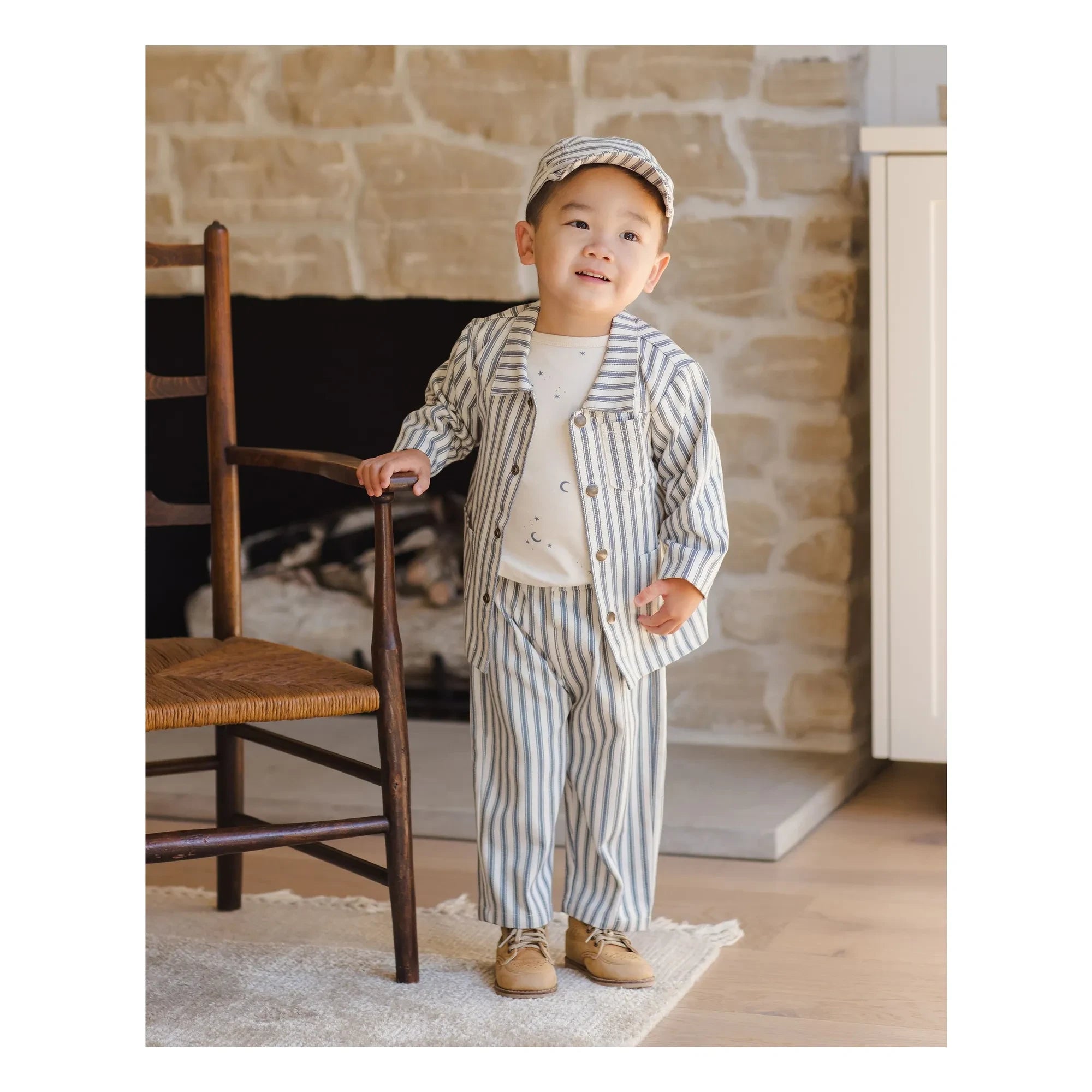 Quincy Mae - Grayson Organic Denim Pants | Gray Blue