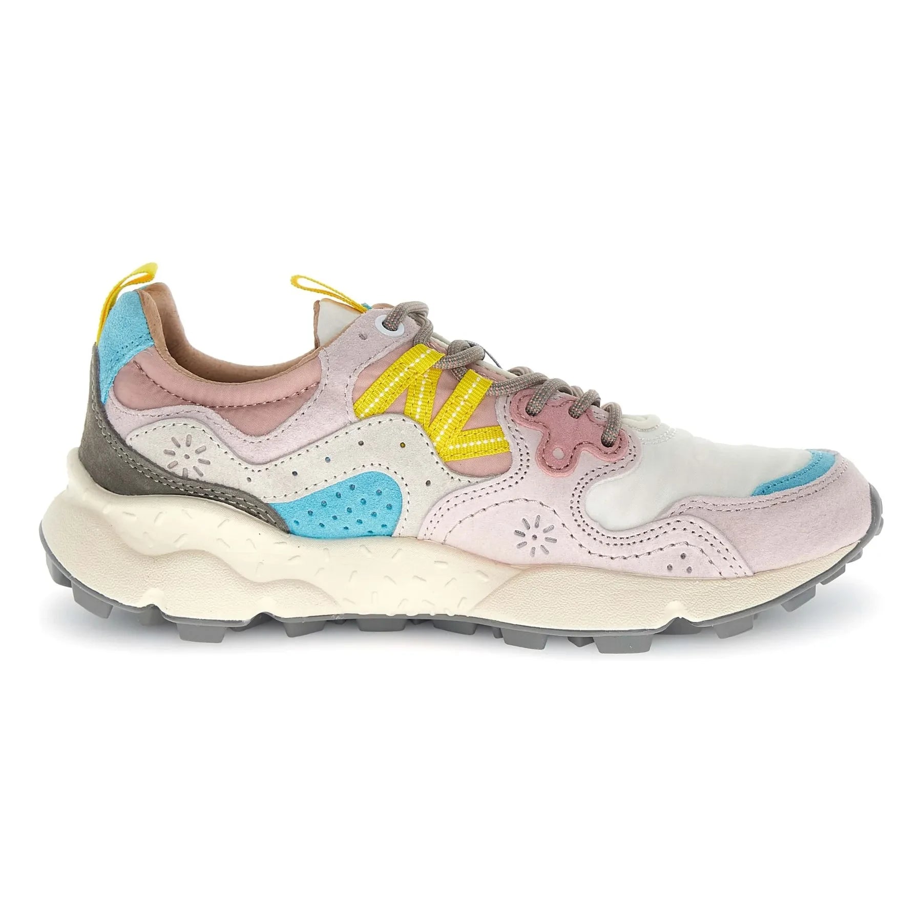Flower Mountain - Yamano 3 Suede and Nylon Sneakers | Light Pink