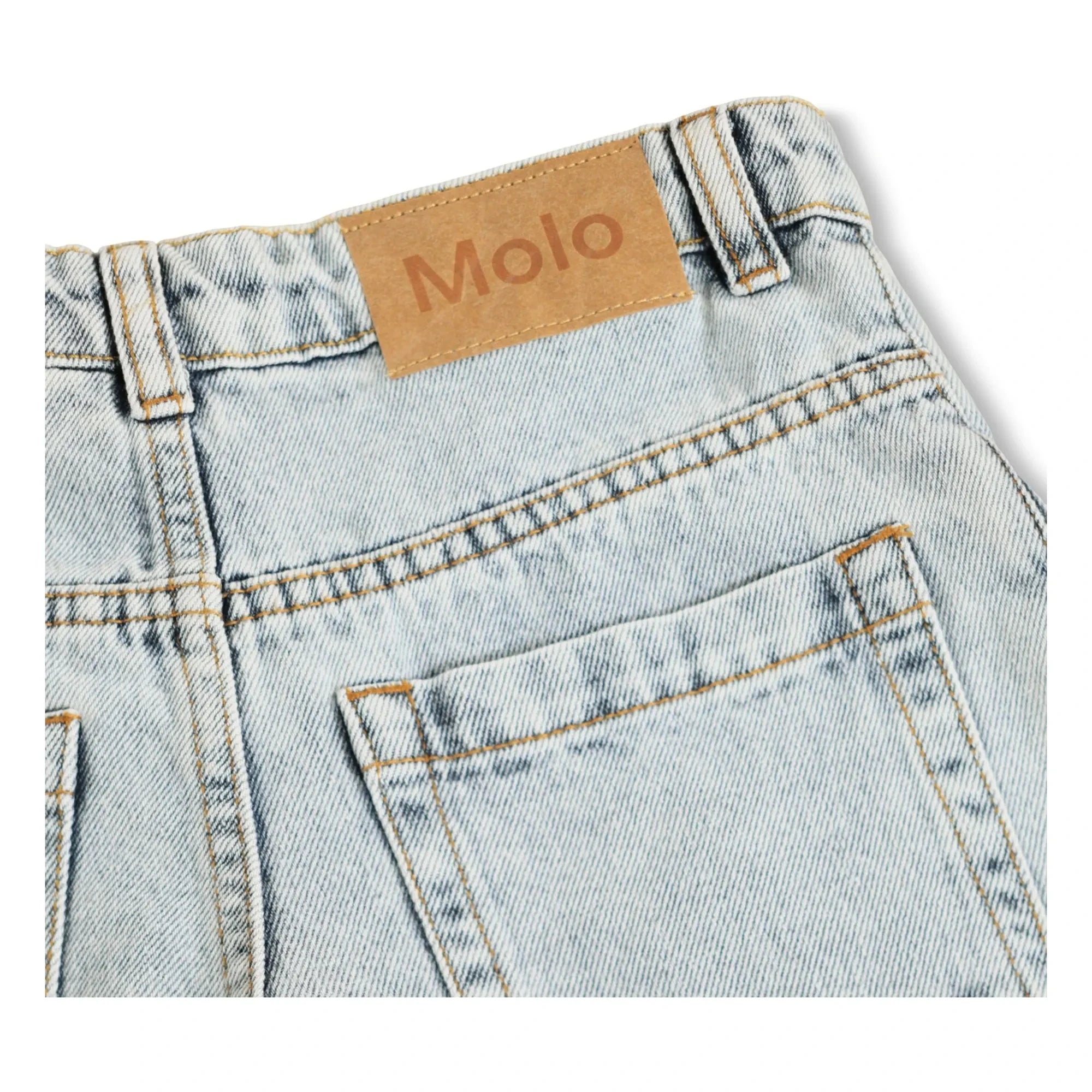 Molo - Denim Bermuda Art Organic Cotton | Light Blue