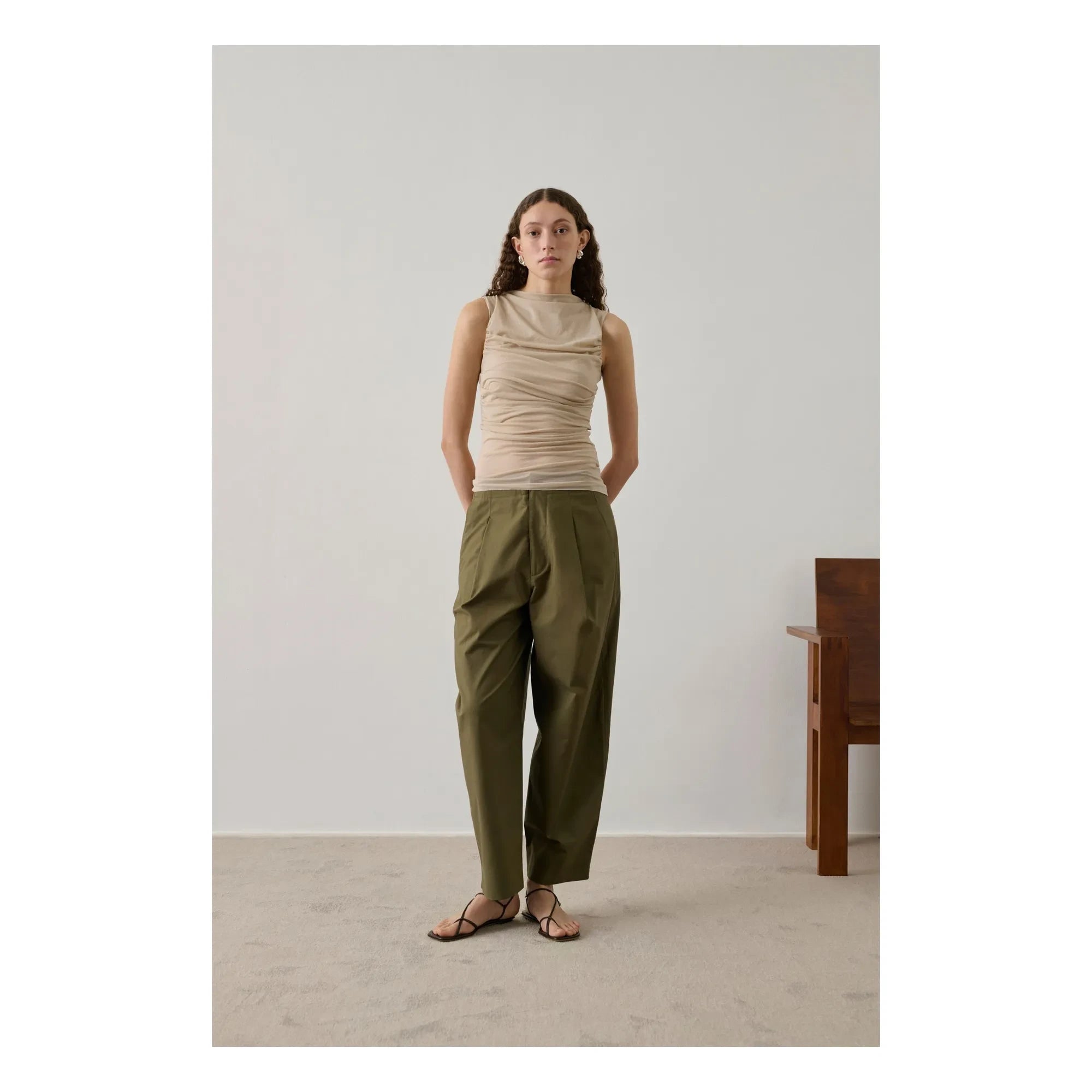 Soeur - Irina Cotton T-Shirt | Mastic