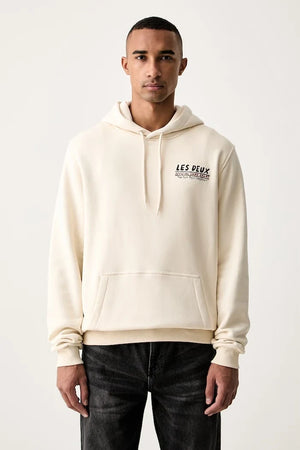 Les Deux kapüşonlu erkek pamuk ve elastanlı sweatshirt