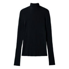 Bompard - Cashmere Ultra Thin Seamless Turtleneck Sweater | Black