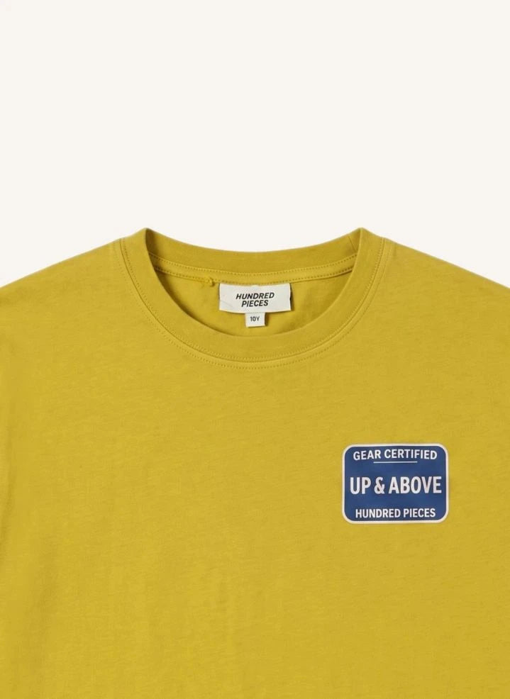 Hundred Pieces - Finn Certified Organic Cotton T-Shirt | Mustard