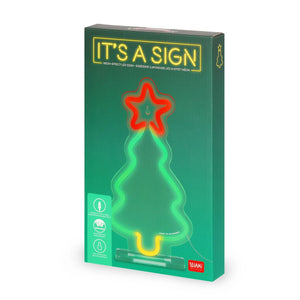 Legami - Neon-Effect LED Lamp - Christmas Tree - It's a Sign