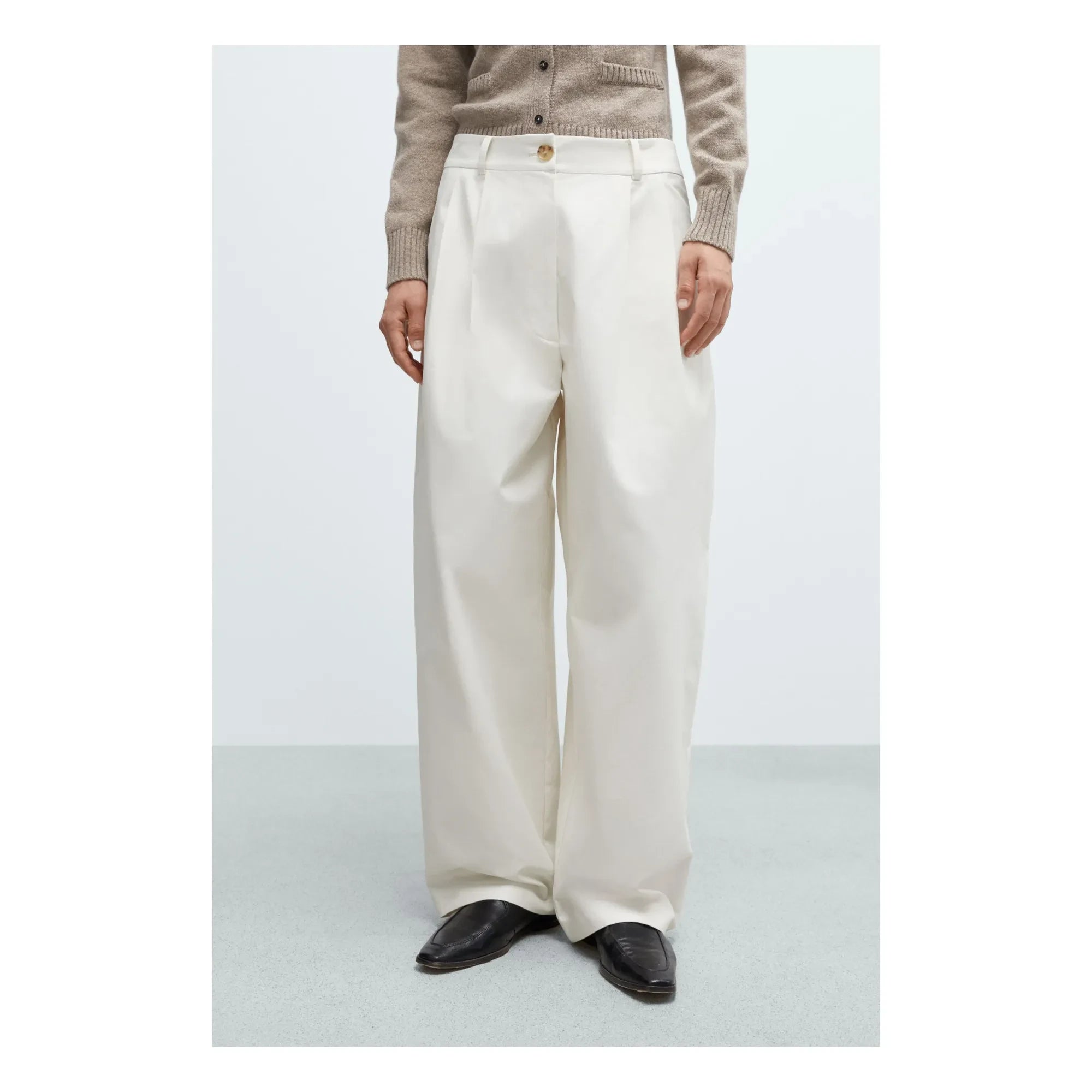 Cordera - Personalized Cotton Pants | Ivory