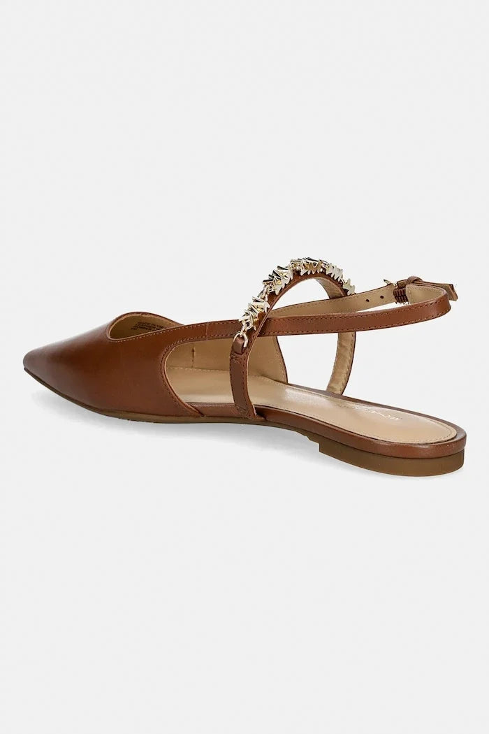 MICHAEL Michael Kors Dina Flex Sling Flat Deri Babet