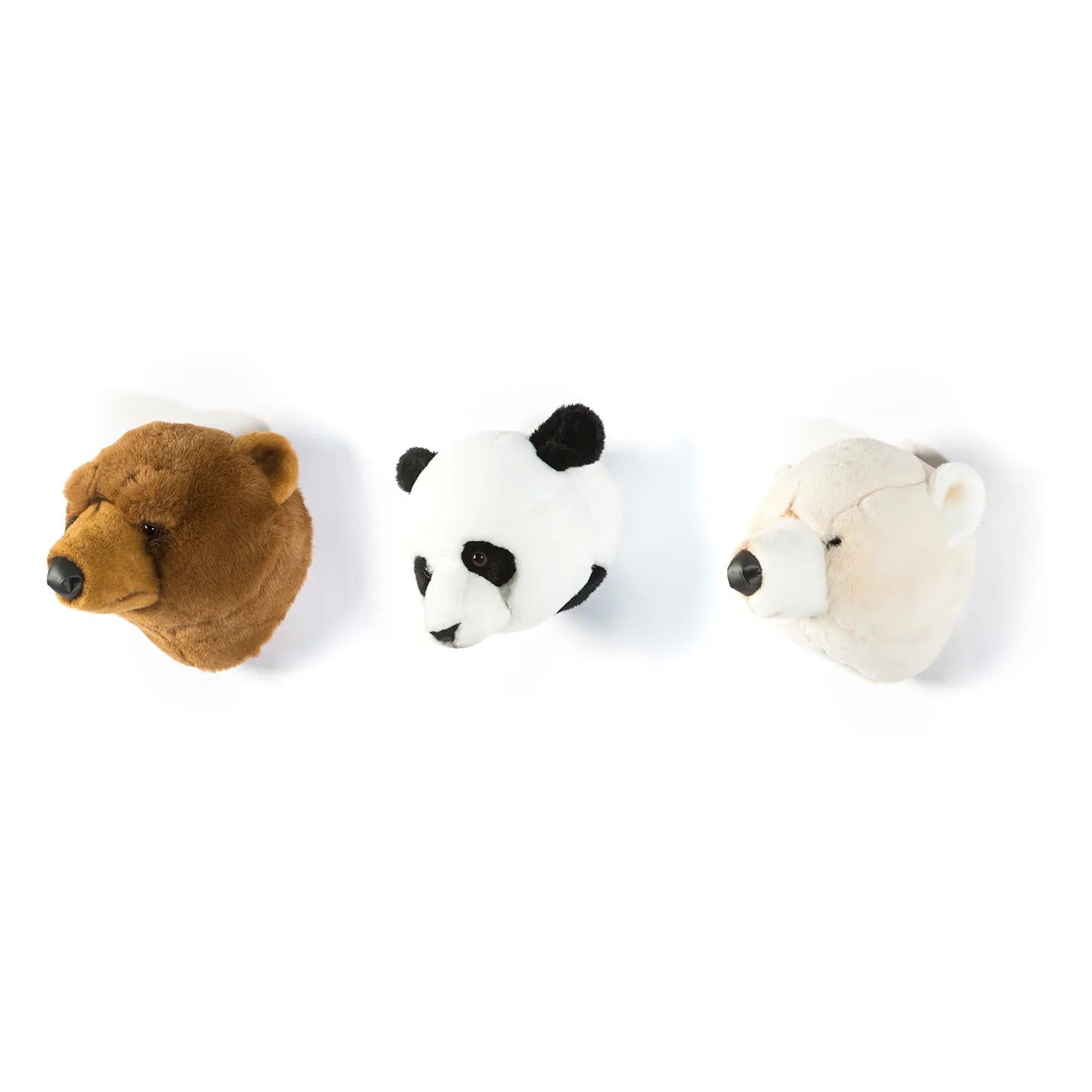 Wild & Soft - Bear Head Wall Hooks - Set of 3